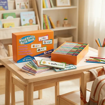 30 rhyming words learning flipbook