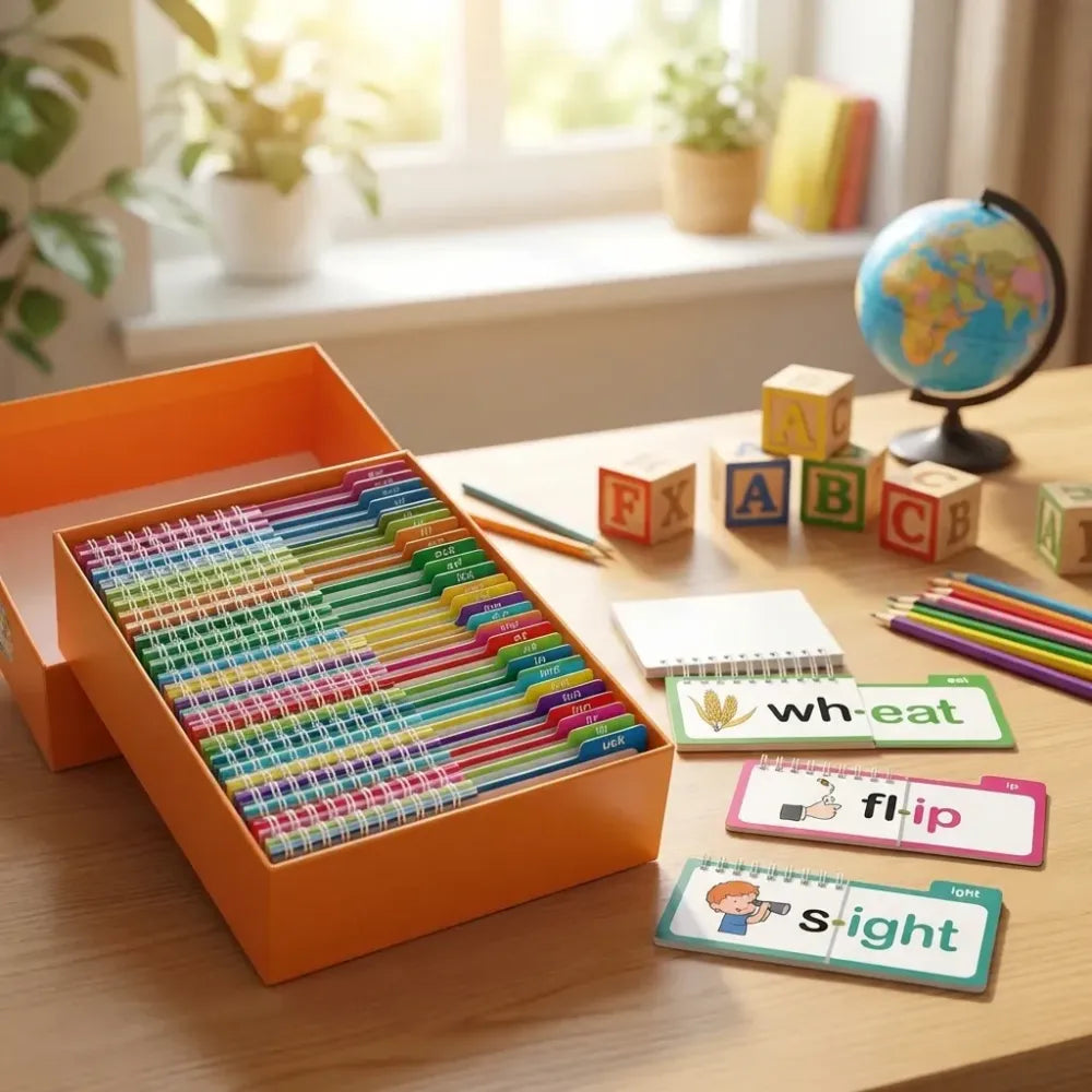 30 rhyming words learning flipbook