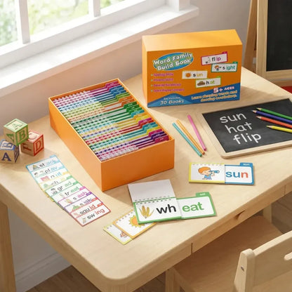 30 rhyming words learning flipbook