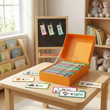 30 rhyming words learning flipbook