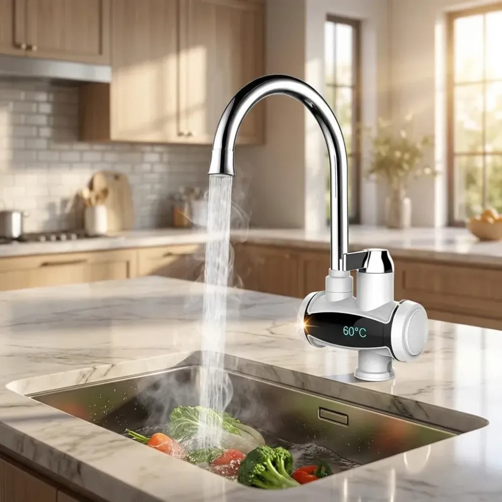 3000w led instant water heater tap