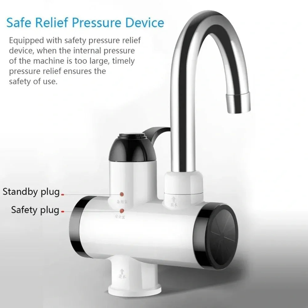3000w led instant water heater tap