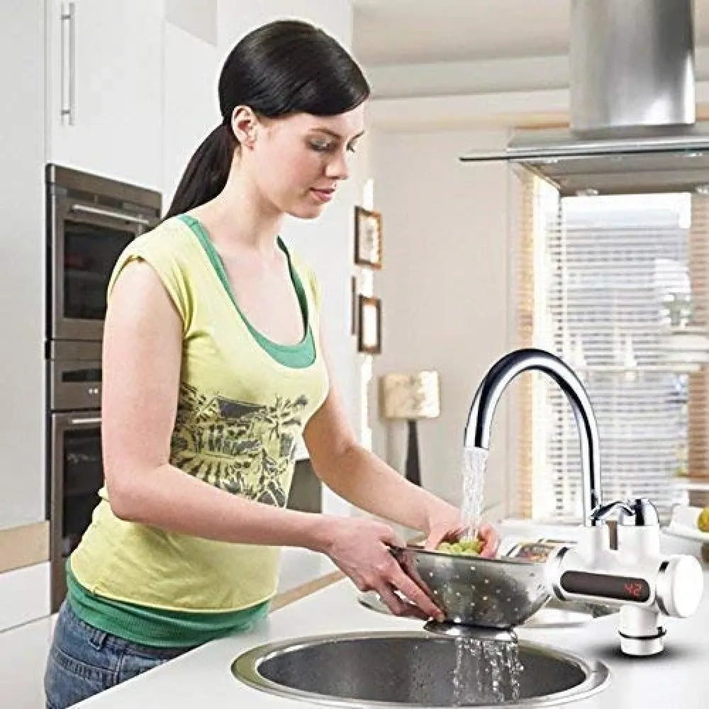 3000w led instant water heater tap