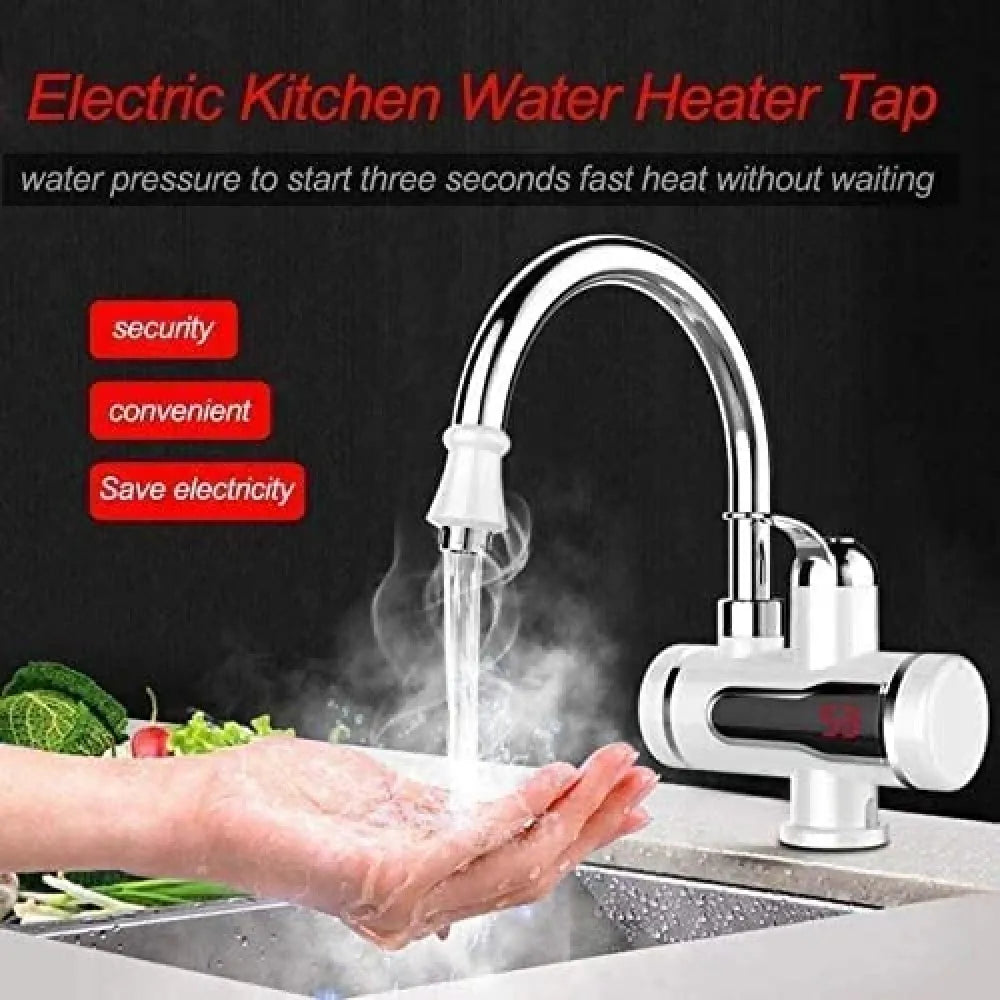 3000w led instant water heater tap