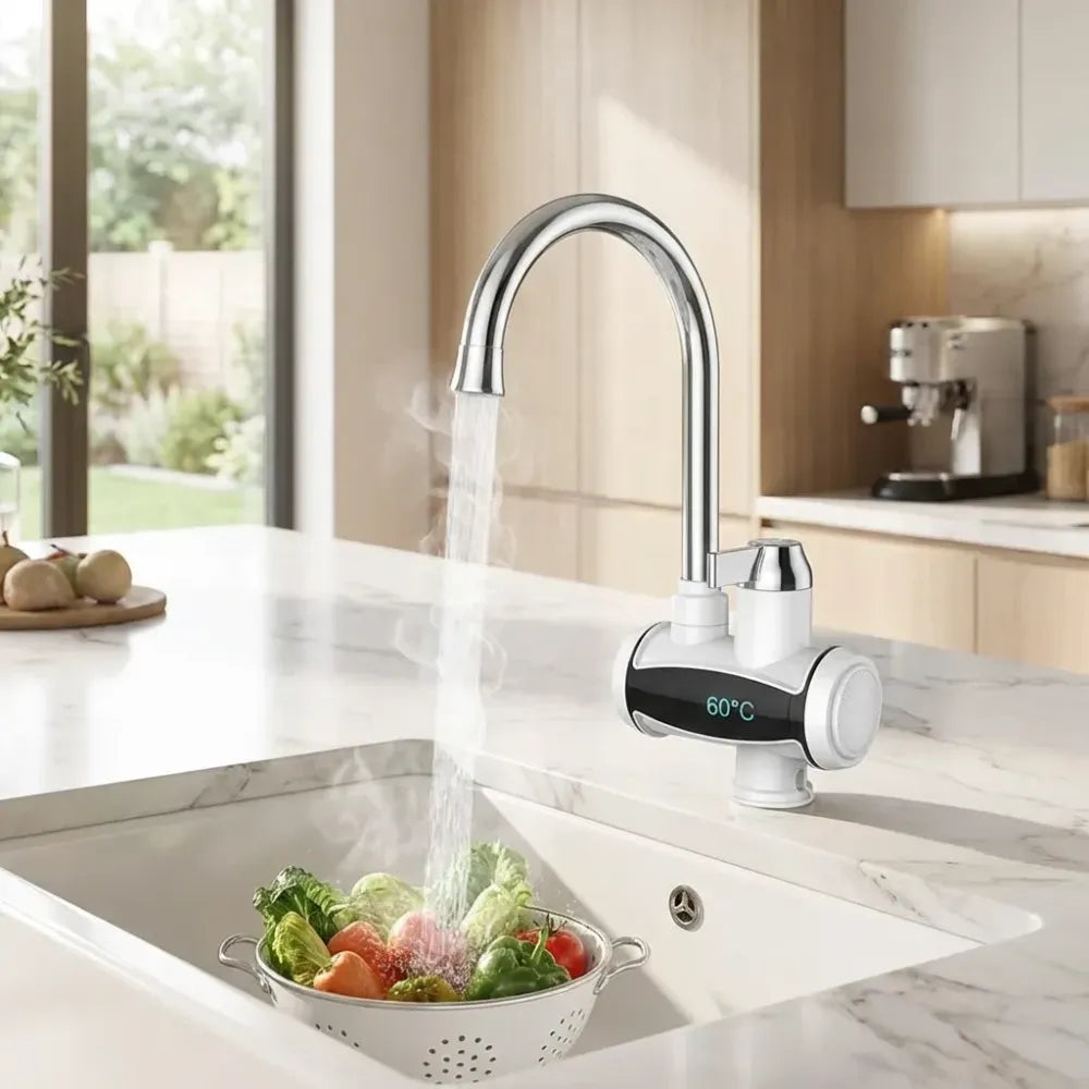 3000w led instant water heater tap