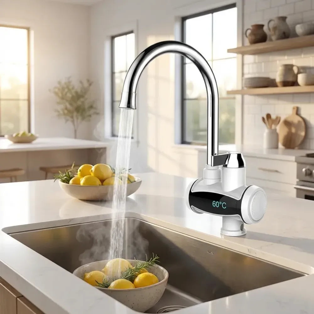 3000w led instant water heater tap