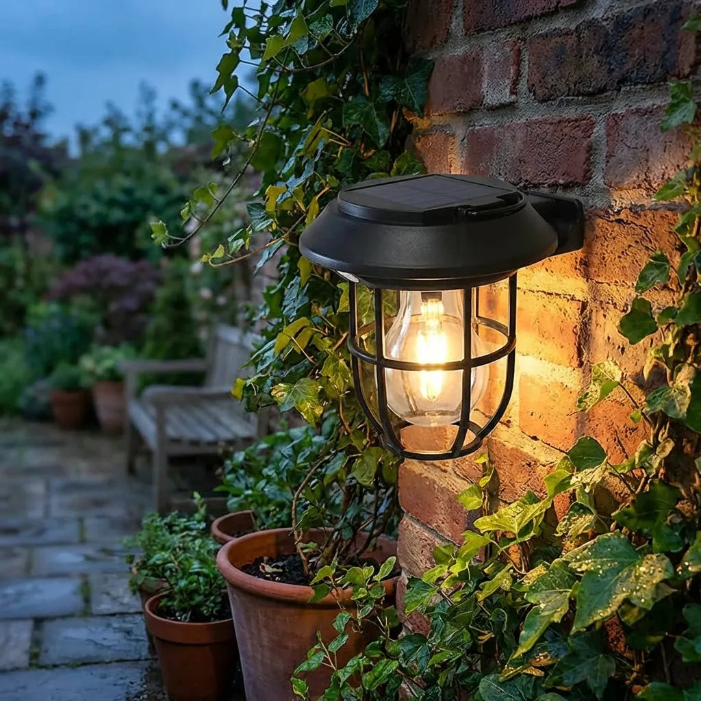Solar Motion Sensor Wall Light