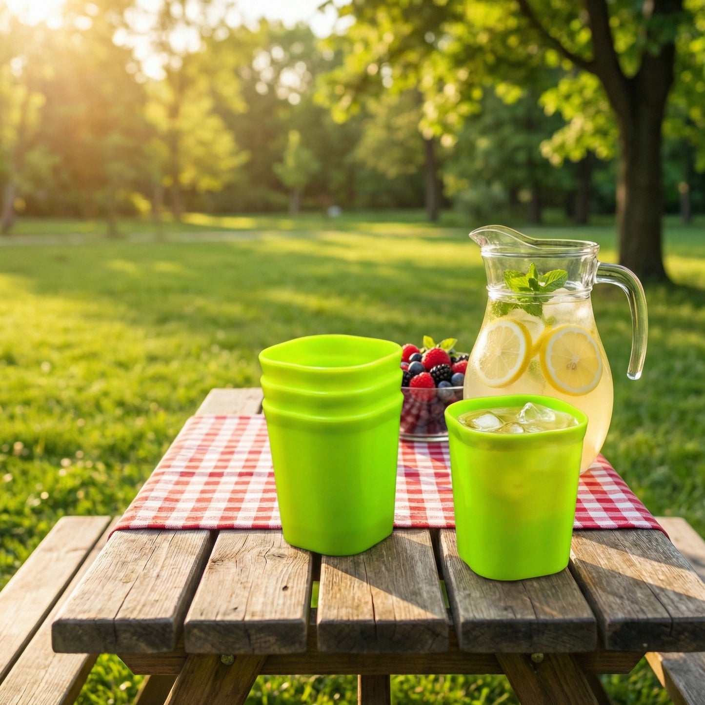 Unbreakable Plastic Glasses