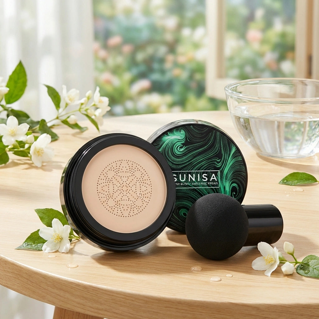 Sunisa 3 in 1 Air Cushion BB and CC Cream Foundation for Personal, Foundation (Ivory, 20 g)