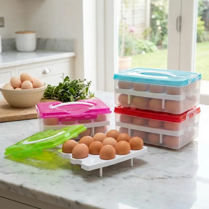 32-grid egg storage tray - home & kitchen
