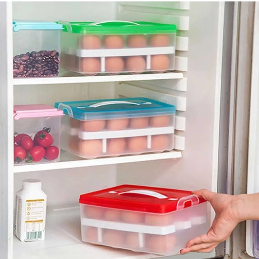32-grid egg storage tray - home & kitchen
