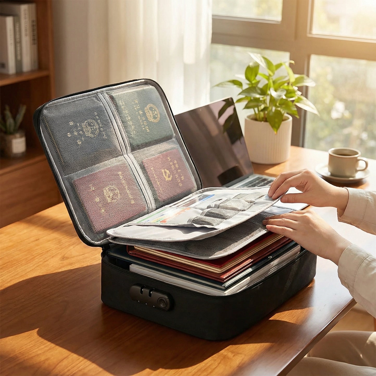 Waterproof Portable Document Storage Bag Travel Organizer