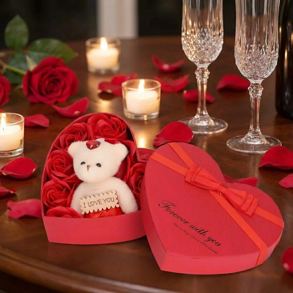 Romantic Soap Flower Gift Box