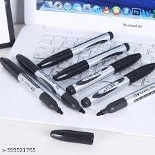 Smooth black marker set