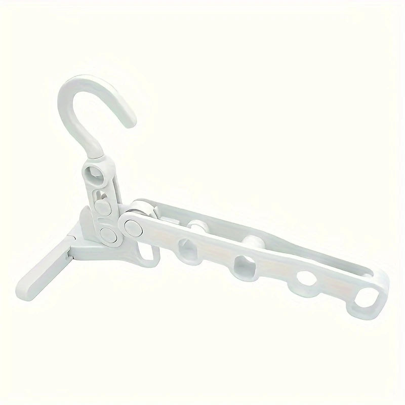 Foldable 5-hole clothes hanger