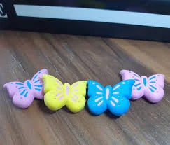Butterfly-shaped kids eraser