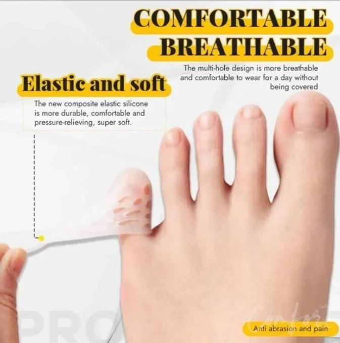 Silicone toe protector