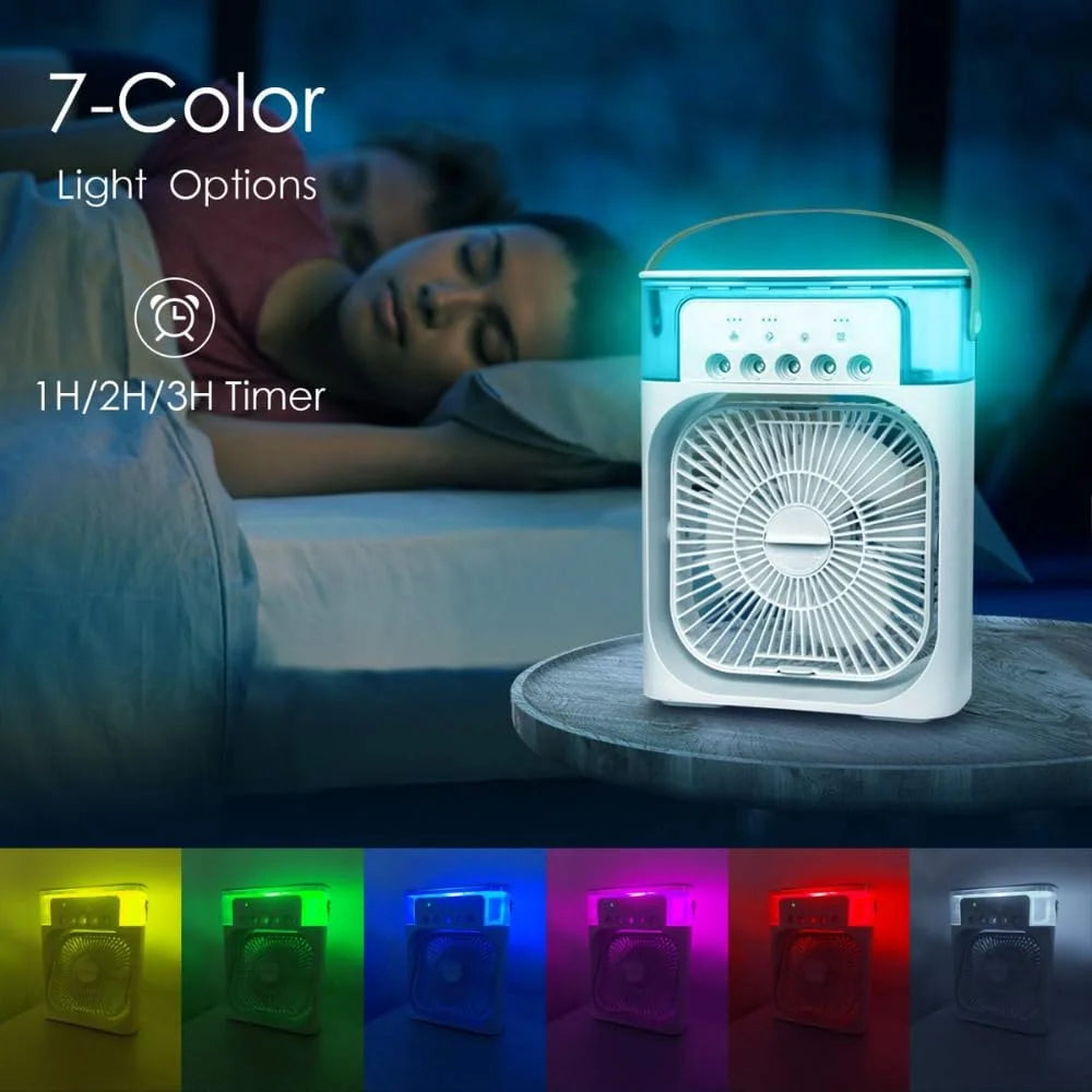 Portable mist fan cooler