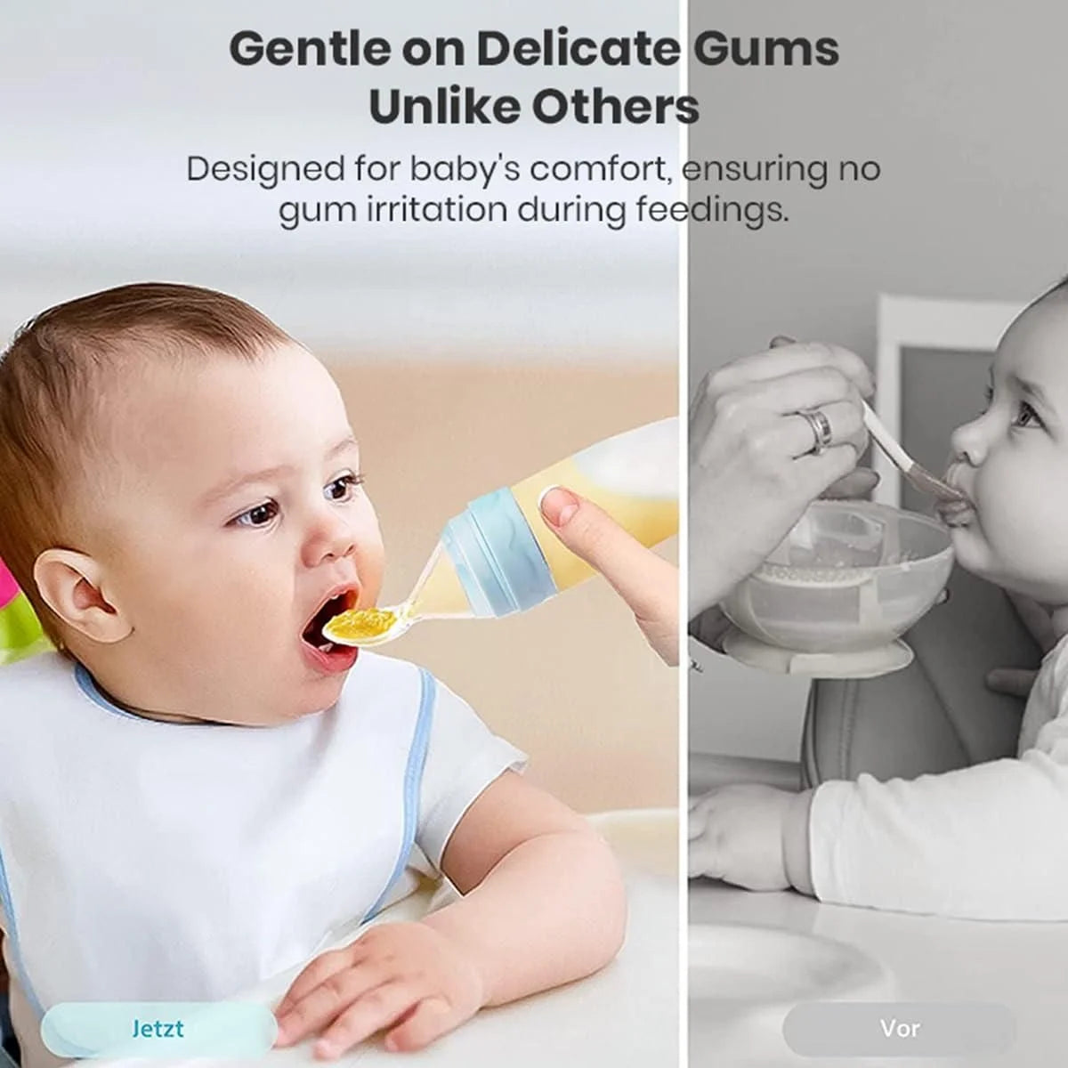 Mess-free baby feeder spoon