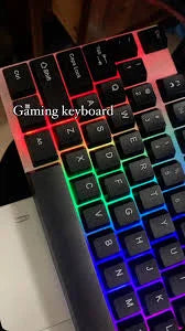 Backlit gaming keyboard mouse
