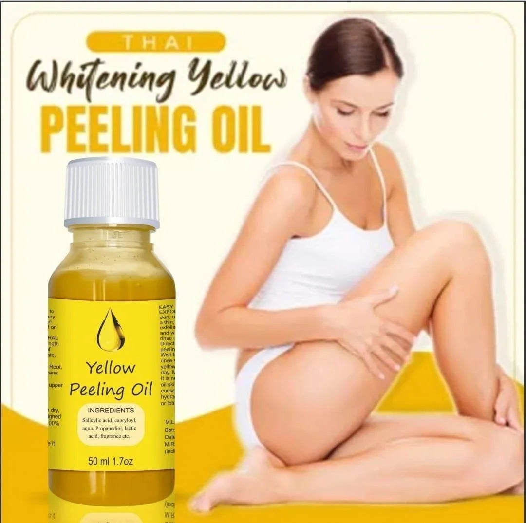 Peeling oil for dark skin