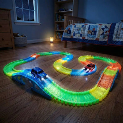 Magic Tracks Toy – LED Racetrack for Kids