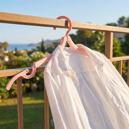 Foldable Travel Hangers with Clips