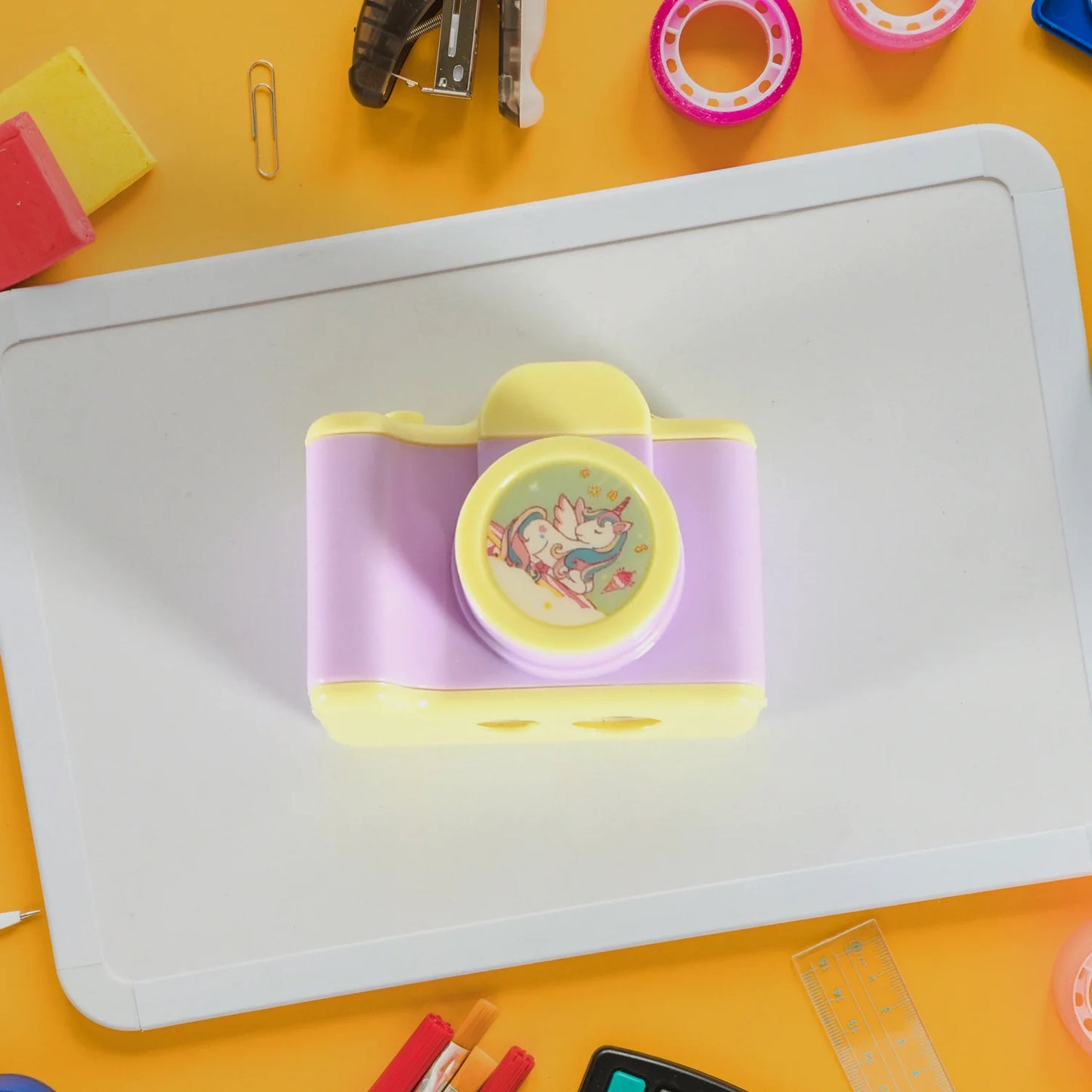 Camera-Shaped Pencil Sharpener