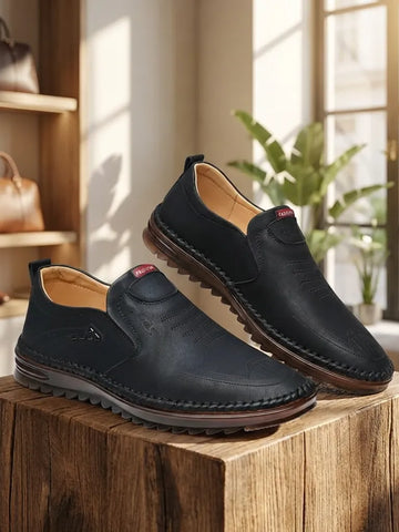 Men Leather Soft Casual Shoes