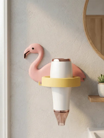 Wall-Mounted Hair Dryer Holder