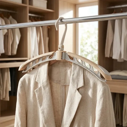 360° foldable clothes hanger - home & kitchen