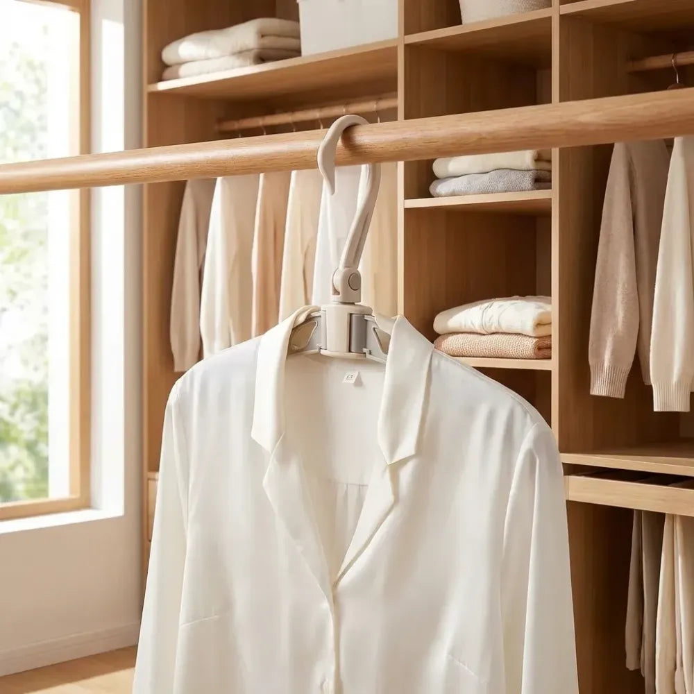 360° foldable clothes hanger - home & kitchen