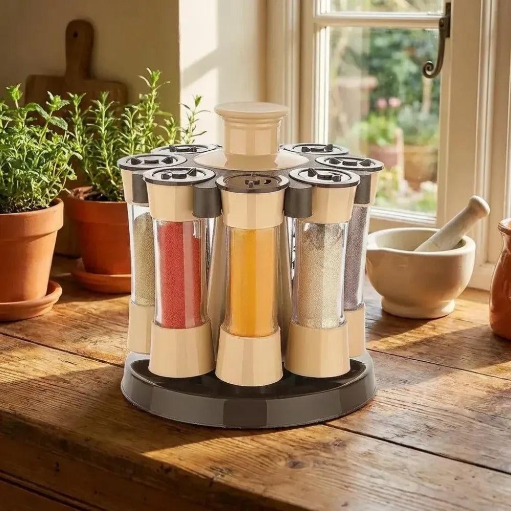 360 revolving spice rack - home & kitchen