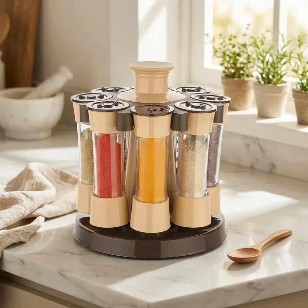 360 revolving spice rack - home & kitchen