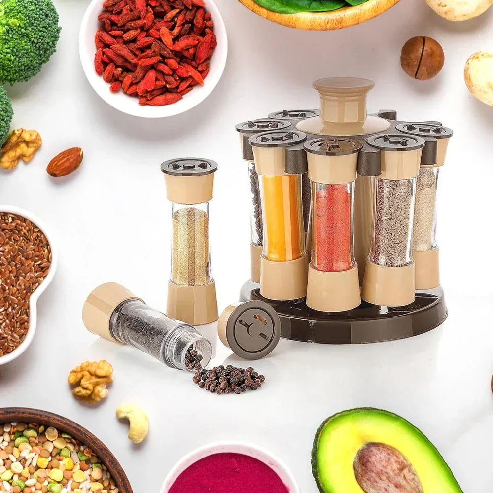 360 revolving spice rack - home & kitchen