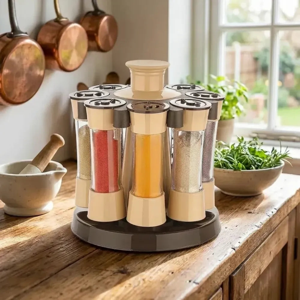 360 revolving spice rack - home & kitchen