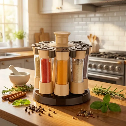 360 revolving spice rack - home & kitchen