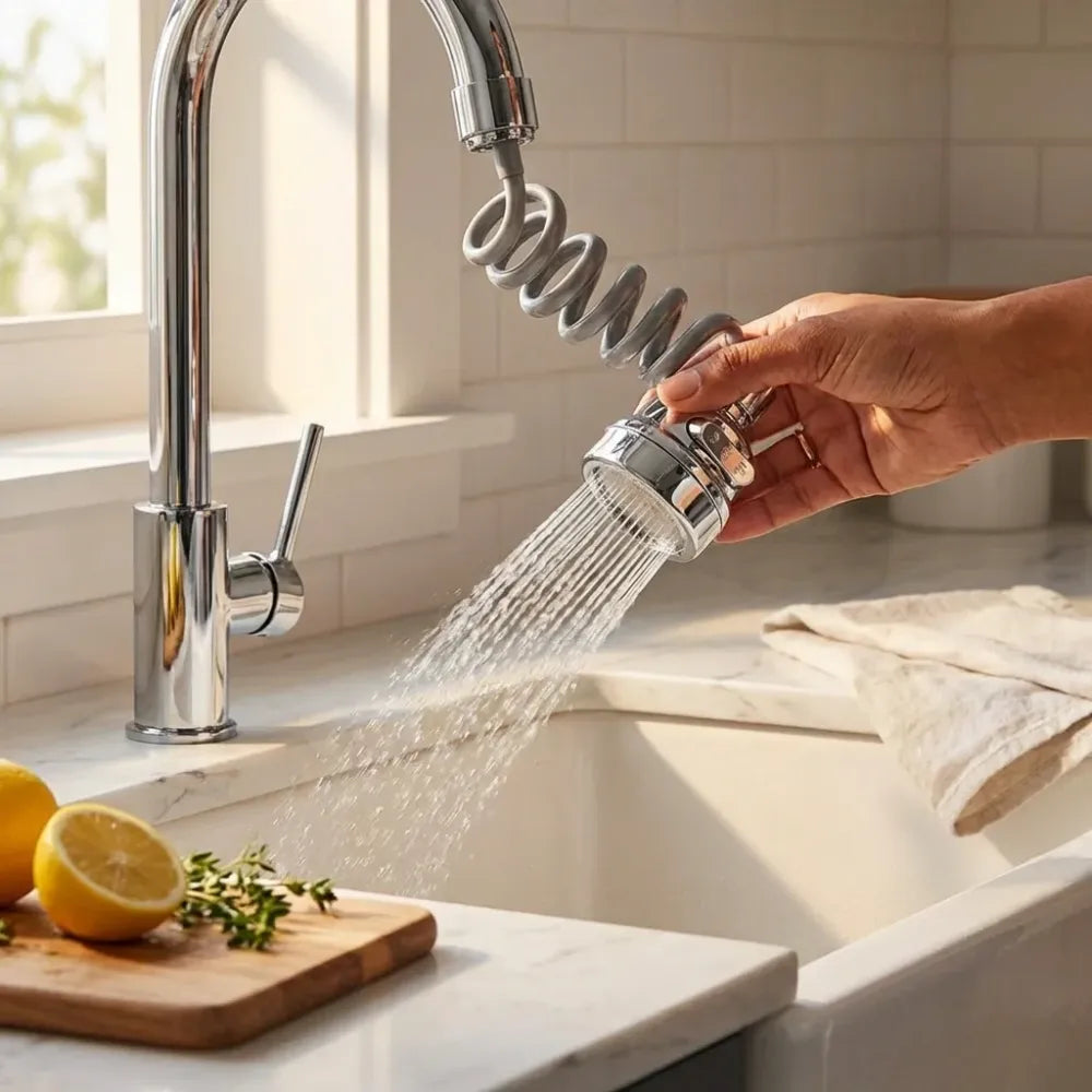 360° rotatable faucet extender - home improvement