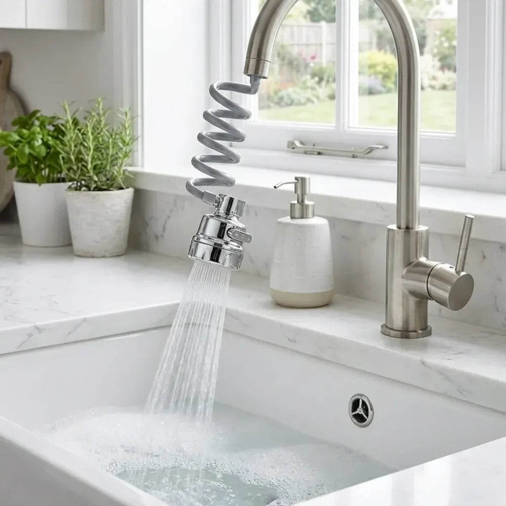 360° rotatable faucet extender - home improvement