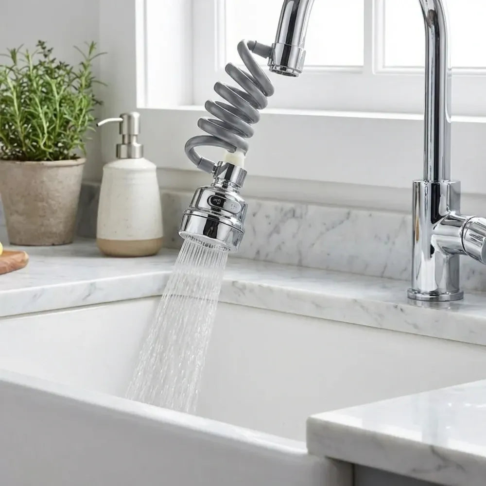360° rotatable faucet extender - home improvement