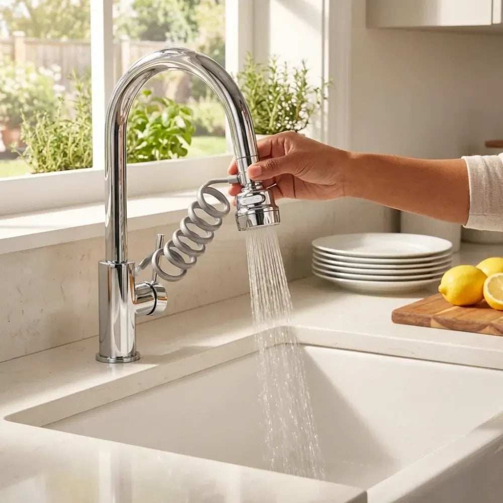 360° rotatable faucet extender - home improvement