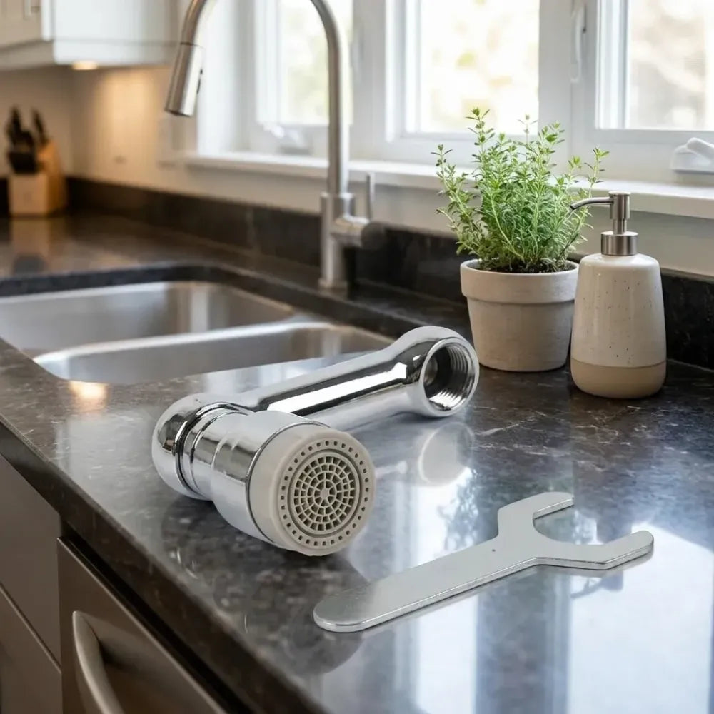 360° rotating faucet aerator - home improvement
