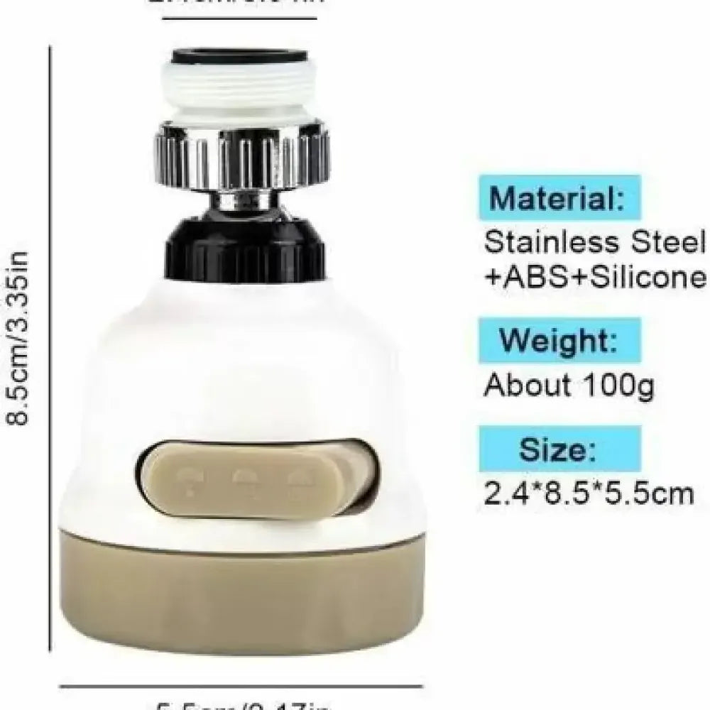360° rotating faucet sprinkler