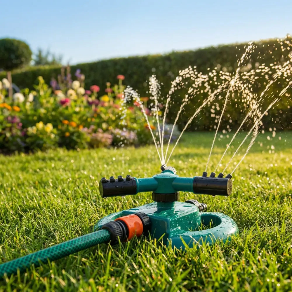 360° rotating garden sprinkler