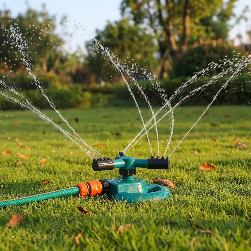 360° rotating garden sprinkler