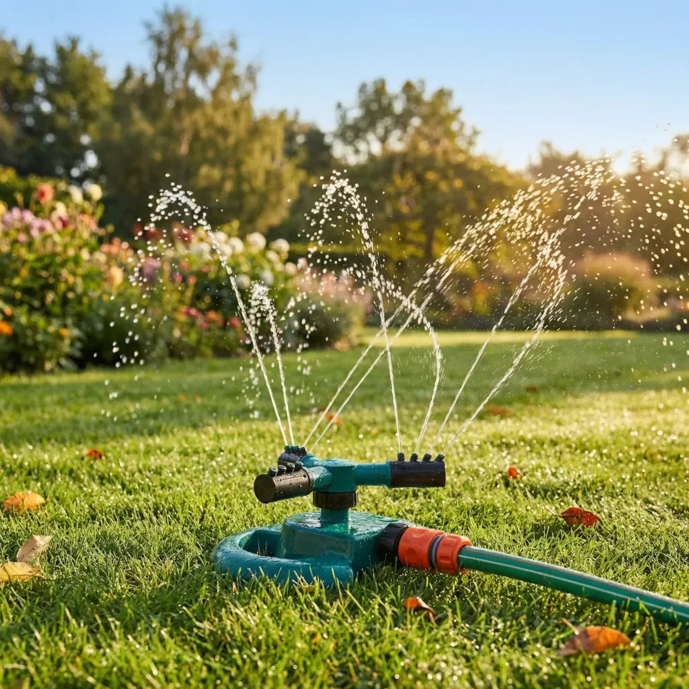 360° rotating garden sprinkler