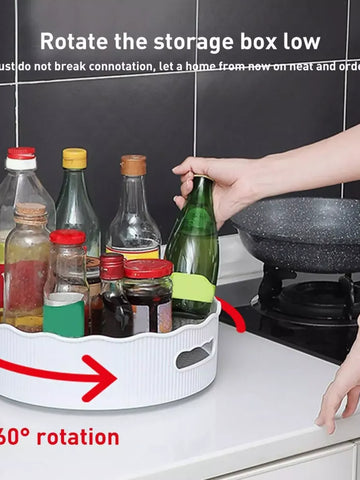 360° Rotating Kitchen Trolley