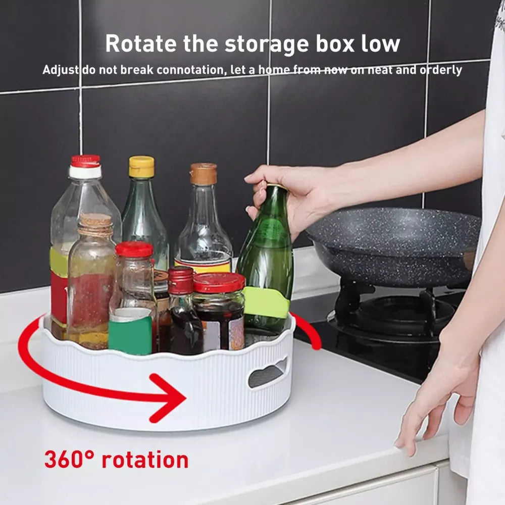 360° rotating kitchen trolley