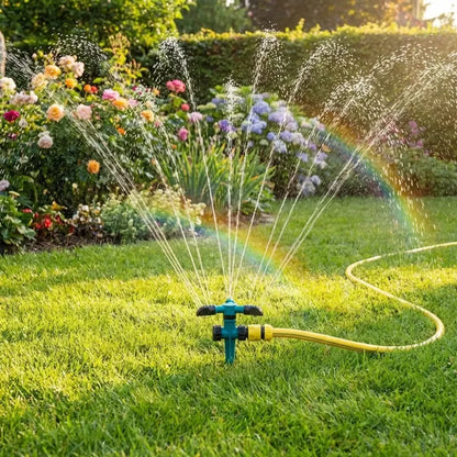 360° rotating lawn sprinklers