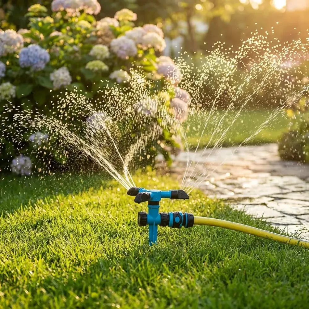 360° rotating lawn sprinklers